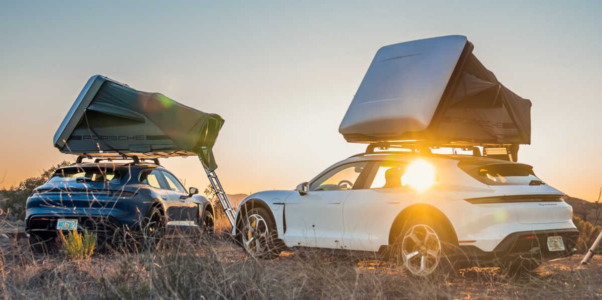 Porsche Taycan Dachzelt