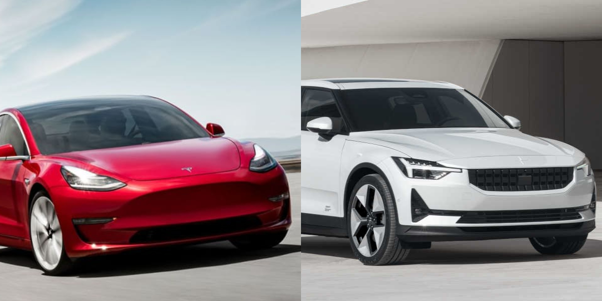 Tesla Model 3 vs. Polestar 2